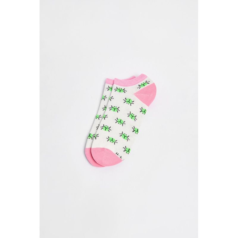 KOAJ - KOAJ Medias tobilleras con diseño en jacquard MUJER