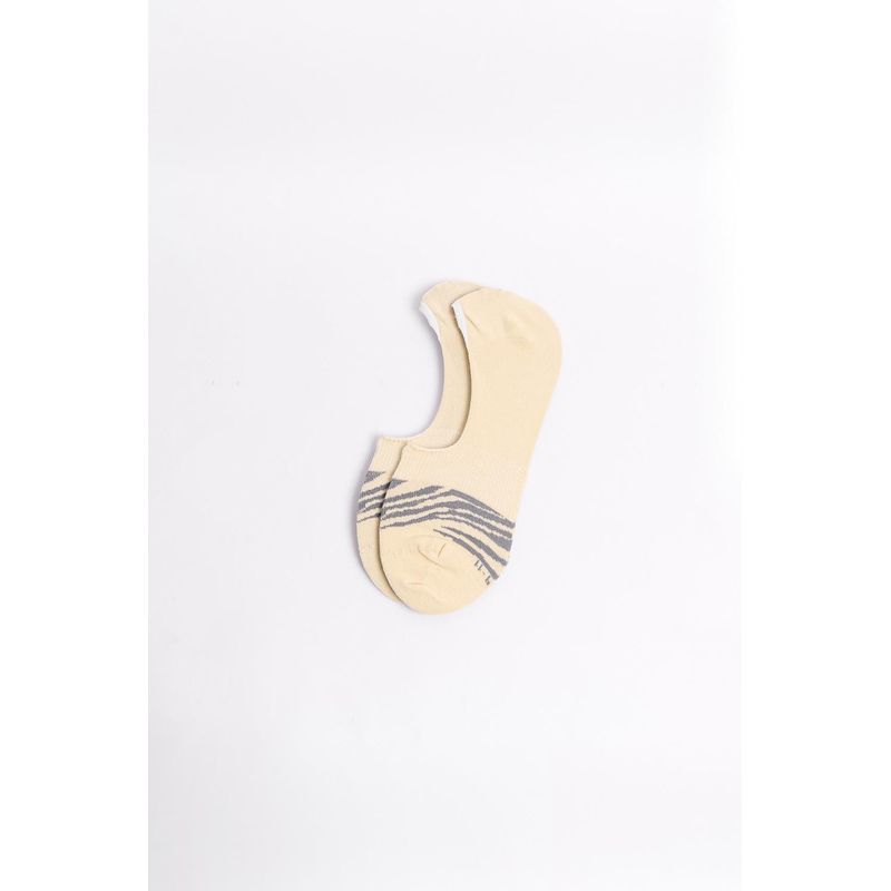 KOAJ - KOAJ Medias unicolores baletas con diseños animal print MUJER