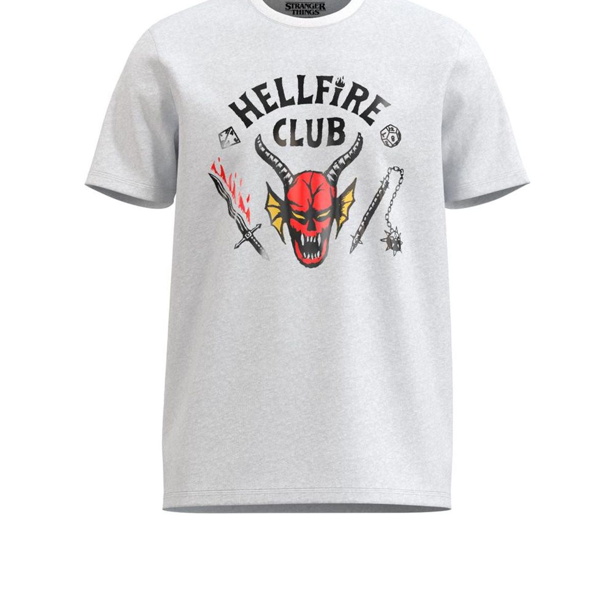 KOAJ - KOAJ Camiseta unicolor con arte de Stranger Things y manga c HOMBRE