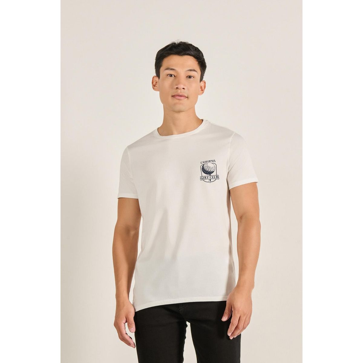 KOAJ - KOAJ Camiseta para hombre cuello redondo unicolor, confeccio Hombre