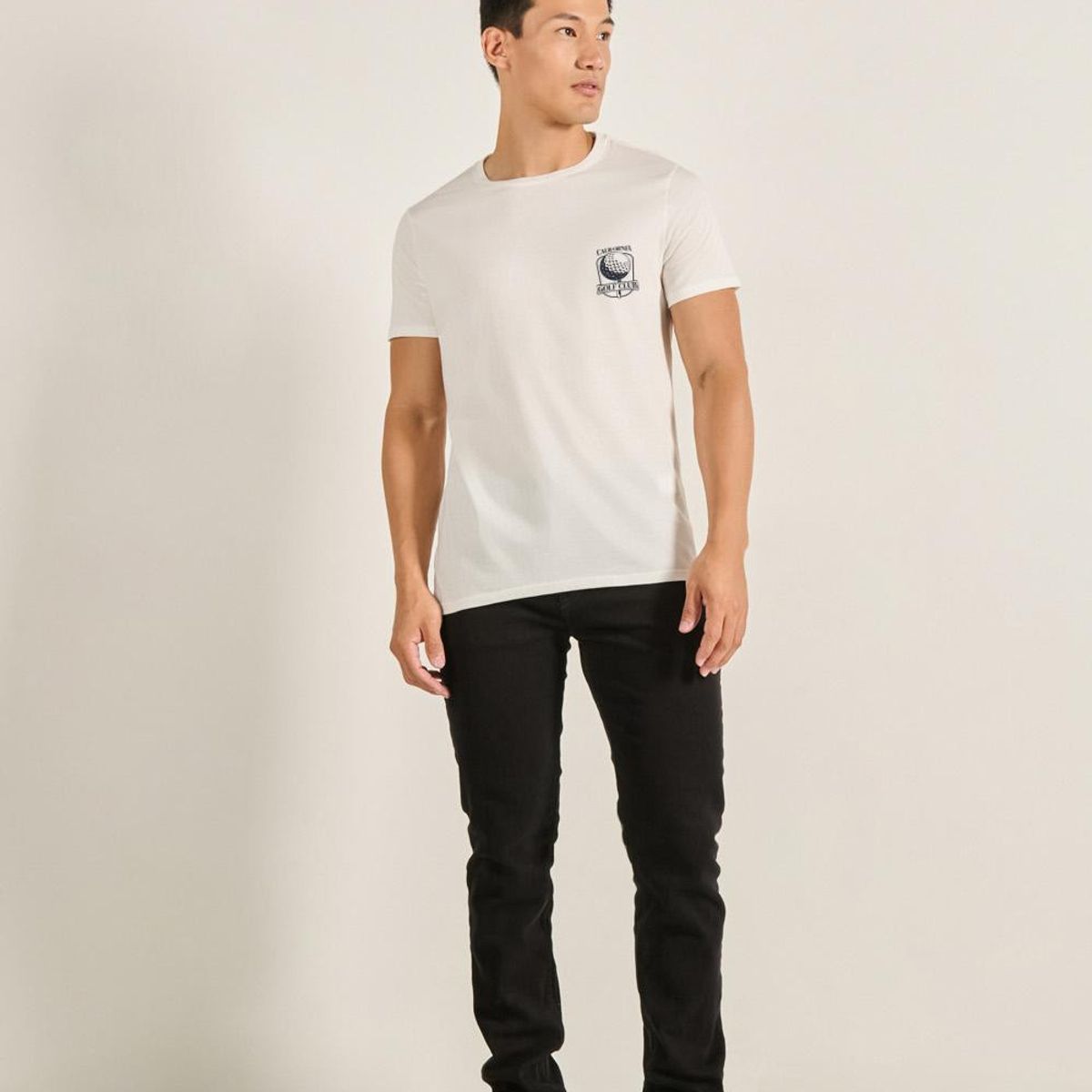 KOAJ - KOAJ Camiseta para hombre cuello redondo unicolor, confeccio Hombre