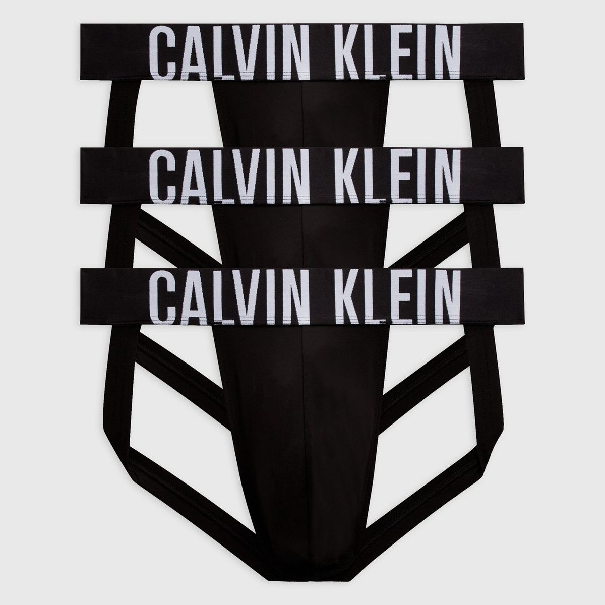 CALVIN KLEIN - Pack negro de 3 suspensorios - Intense Power Calvin Klein