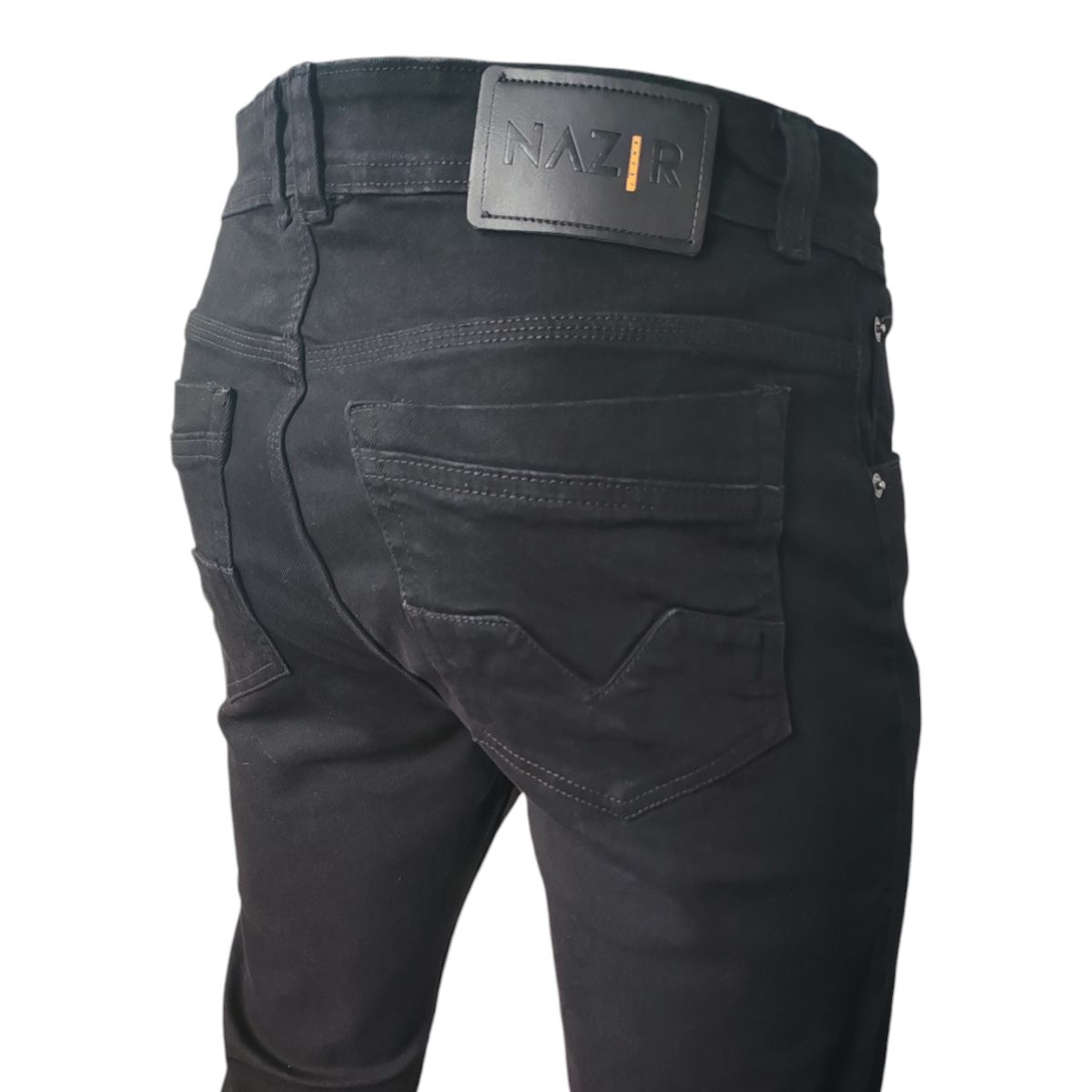 GENERICO - Jeans Negro Comfort para Hombre Entubado