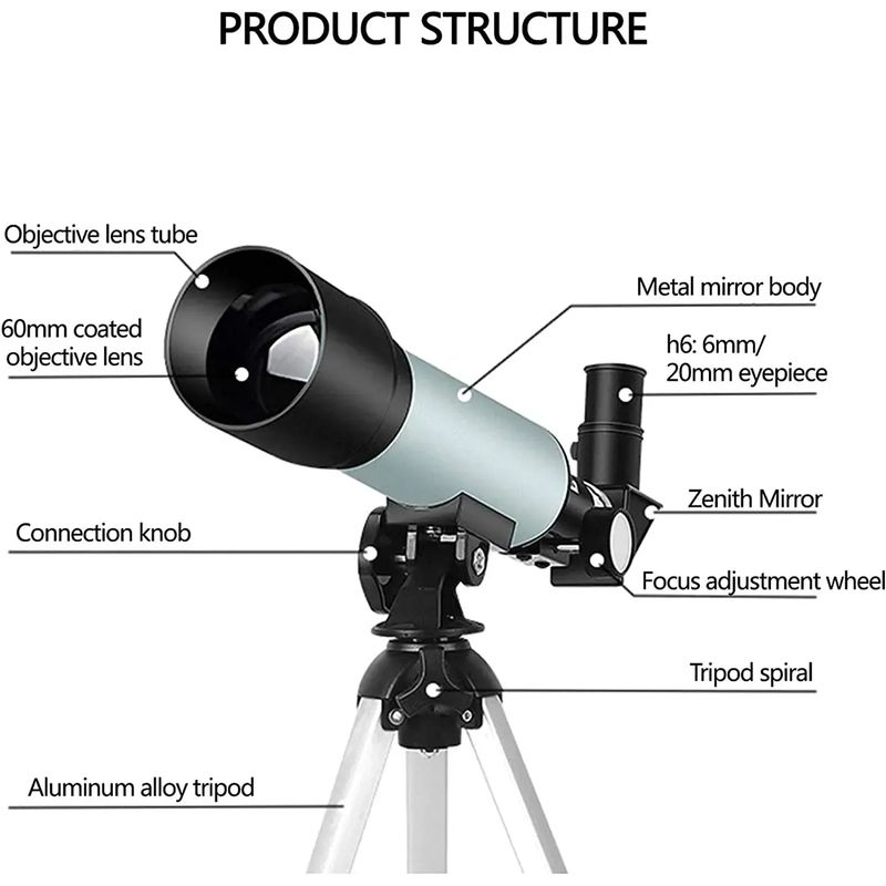 GENERICO - Telescopio  refractor Astronomico