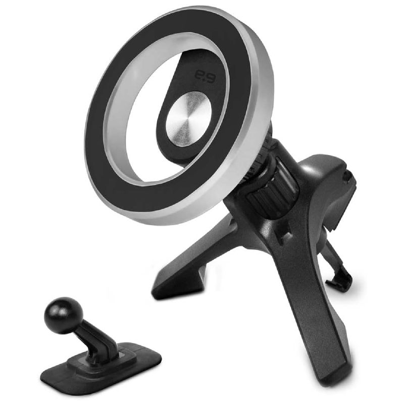 PURE GEAR - Soporte Magnetico para Auto Rejilla y Panoramico MagSafe Puregear