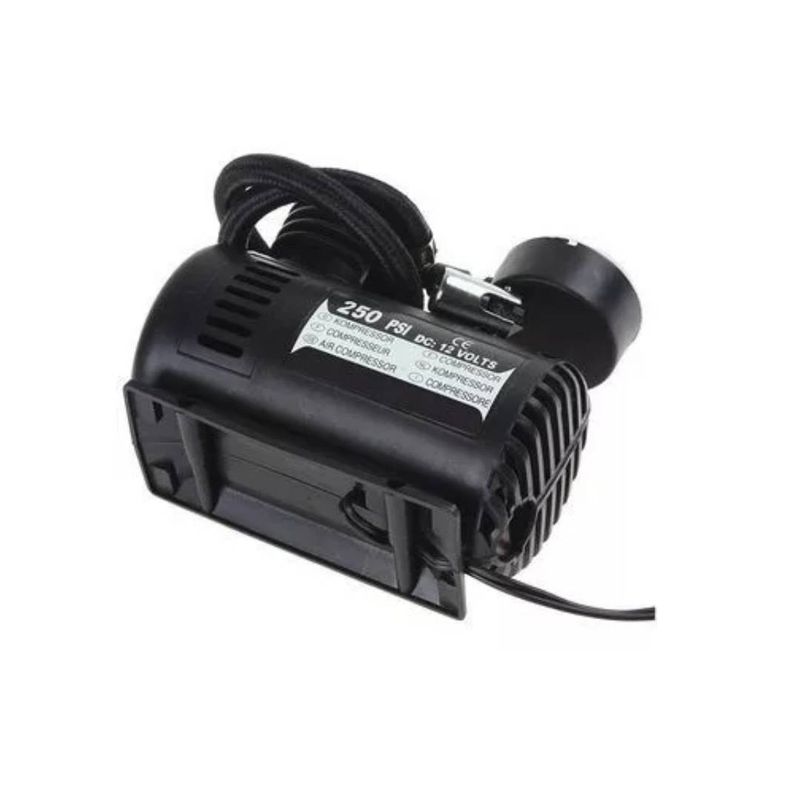 GENERICO - Mini Compresor de Auto Aire Portatil 12V 250 PSI