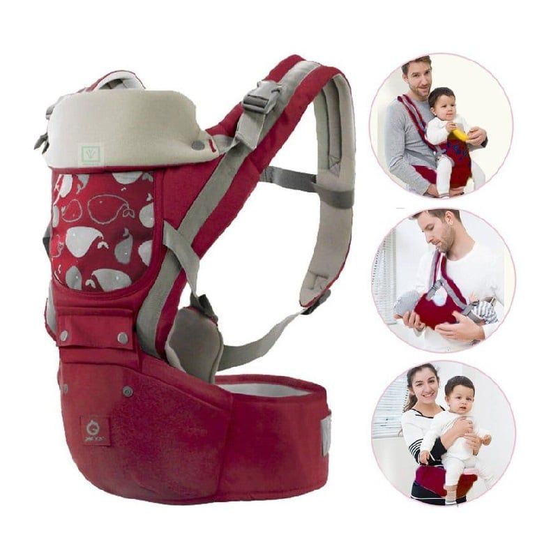 GENERICO - Cargador Canguro Portabebe 3en1 Aiebao Ergonomico