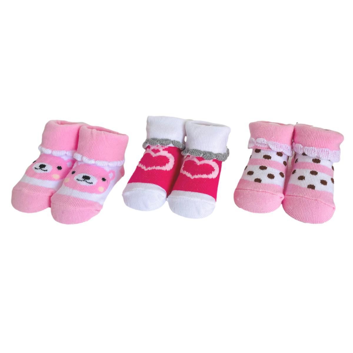MUNDO BEBE - Medias Para Bebés Niña Y Niño Set x 3 Bebe