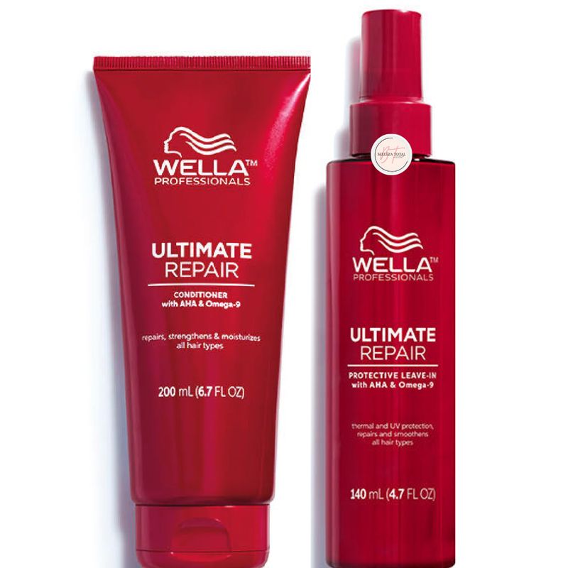 WELLA - Duo Wella Ultimate Repair Acondicioanor + Termoprotector