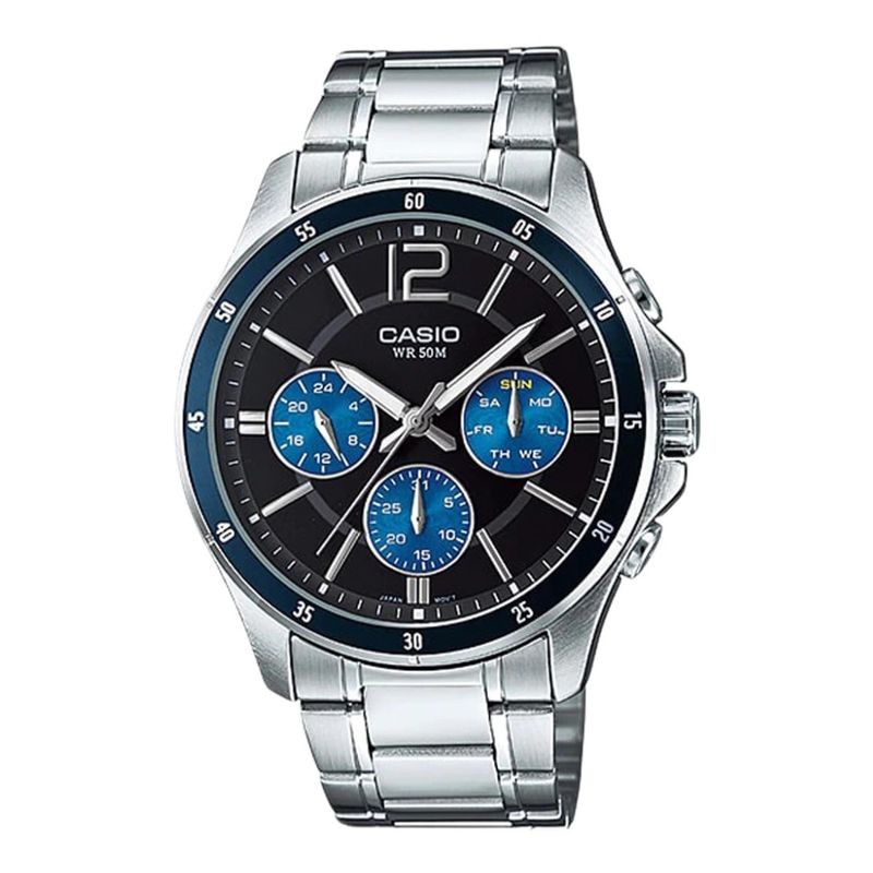 CASIO - Reloj Casio Modelo MTP-1374D-2A Caballero Elegante