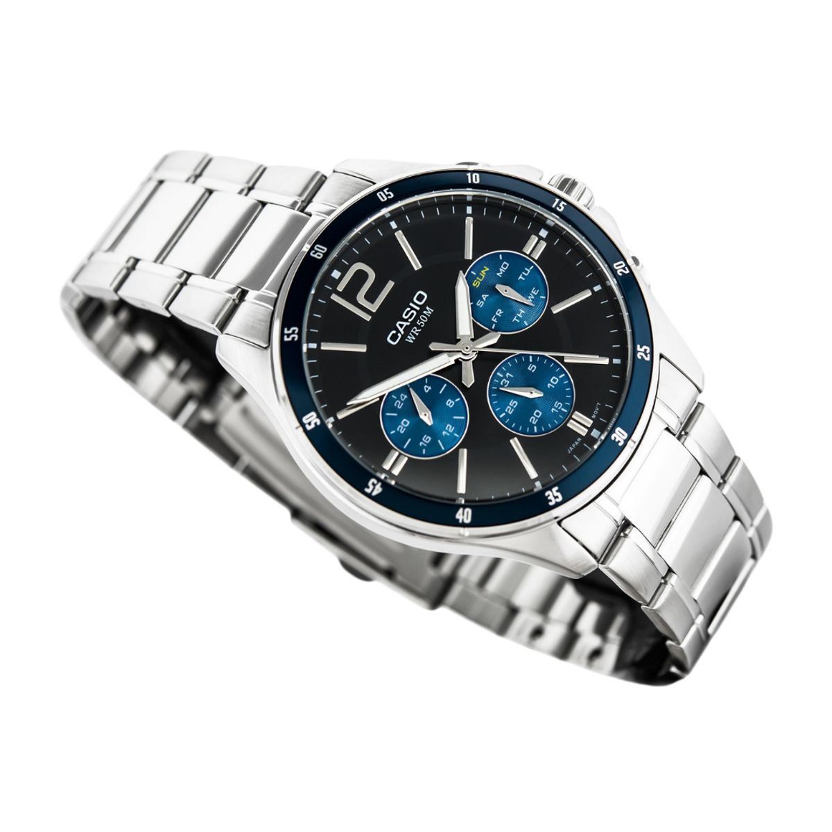 CASIO - Reloj Casio Modelo MTP-1374D-2A Caballero Elegante