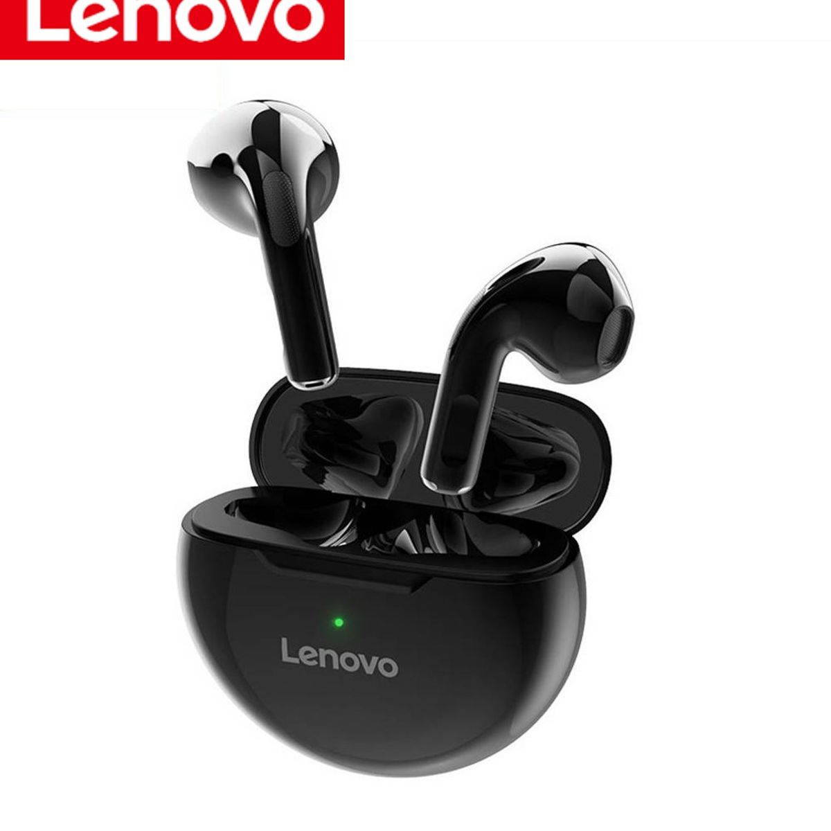 LENOVO - Audifonos Inalámbricos Bluetooth Lenovo Livepods HT38 HD NEGRO