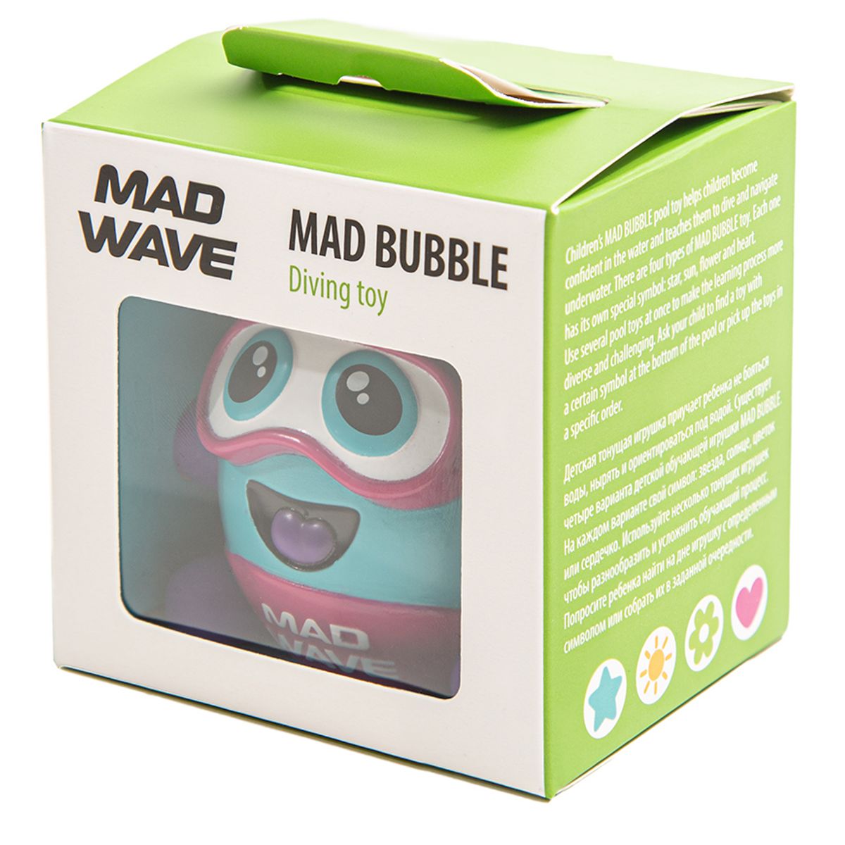 GENERICO - Figura Sumergible Mad Bubble Enseñanza y Agilidad acuatica