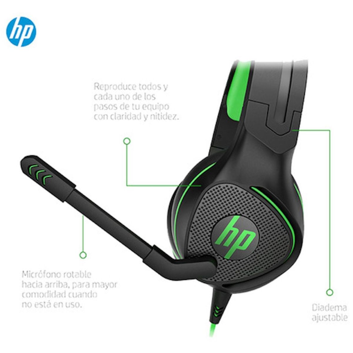 GENERICO - HP Pavilion 400 Gaming Headset – 4BX31AA