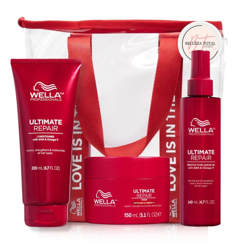 WELLA - Kit Wella Ultimate Repair Acondicionador + Mascarilla + Termoprotector