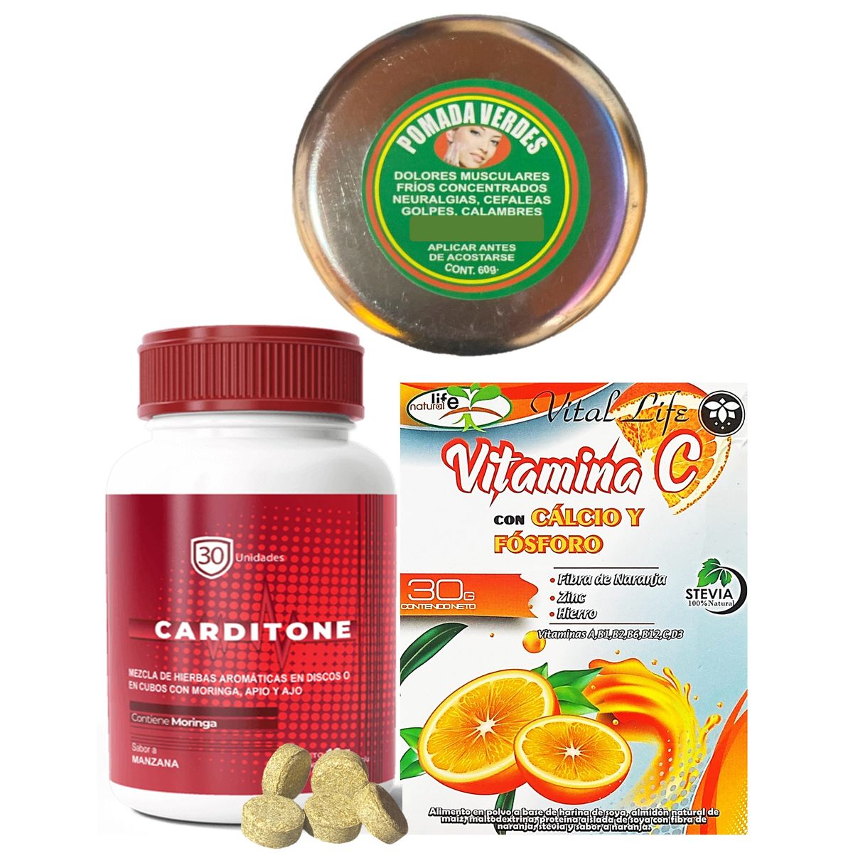 GENERICO - CARDITONE VITAMINA C NORMALIZA LA PRESION Y ELIMINA LA ATEROSCLEROSIS