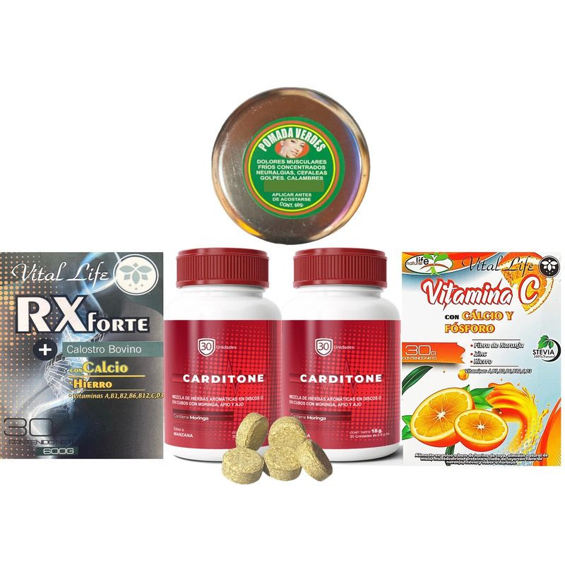 GENERICO - 2 CARDITONE NORMALIZA LA PRESION Y ELIMINA LA ATEROSCLEROSIS