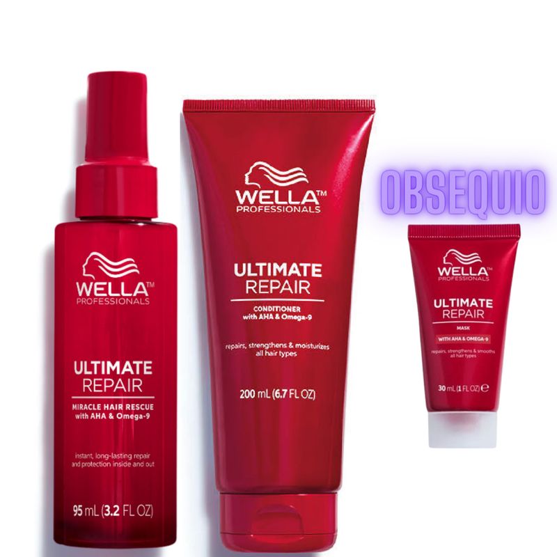 WELLA - Duo Wella Ultimate Repair Acondicionador + Miracle