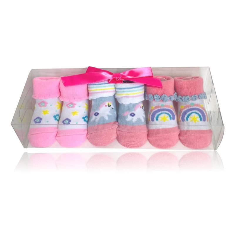 MUNDO BEBE - Medias Para Bebés Niña Y Niño Set x 3 Bebe