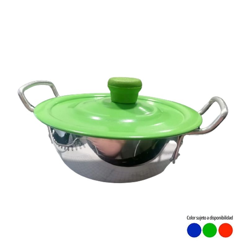 GENERAL - Paila de Aluminio 2,1 Litros No 24 Tapa Color