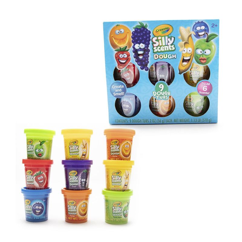 CRAYOLA - MASA Y PLASTILINA KIT CRAYOLA AROMATICO DE 9 UNID X 2 OZ