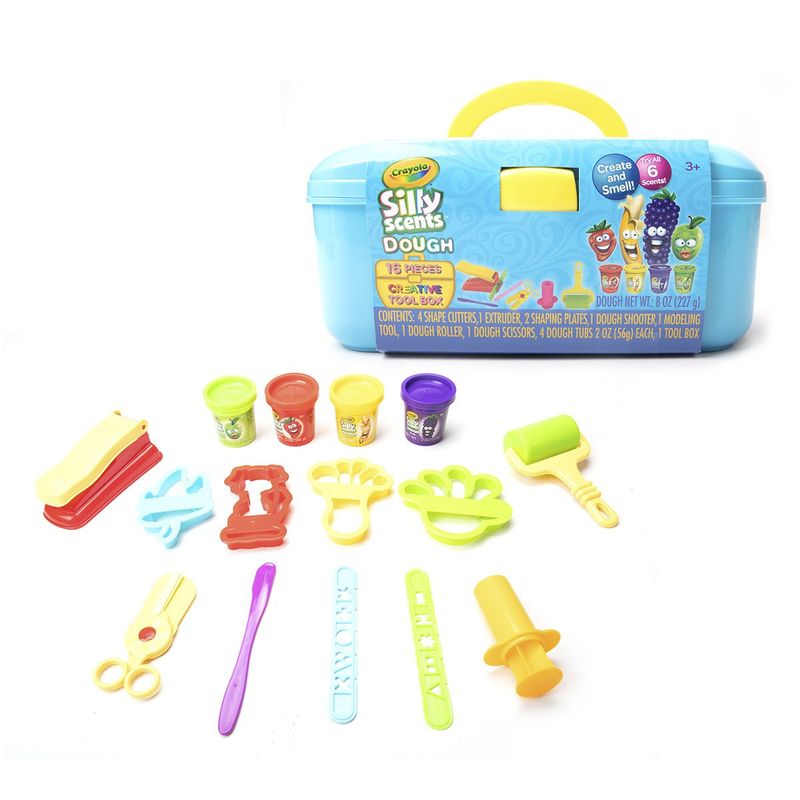 CRAYOLA - CAJA DE HERRAMIENTAS MASAS Y PLASTILINA CRAYOLA AROMATICAS