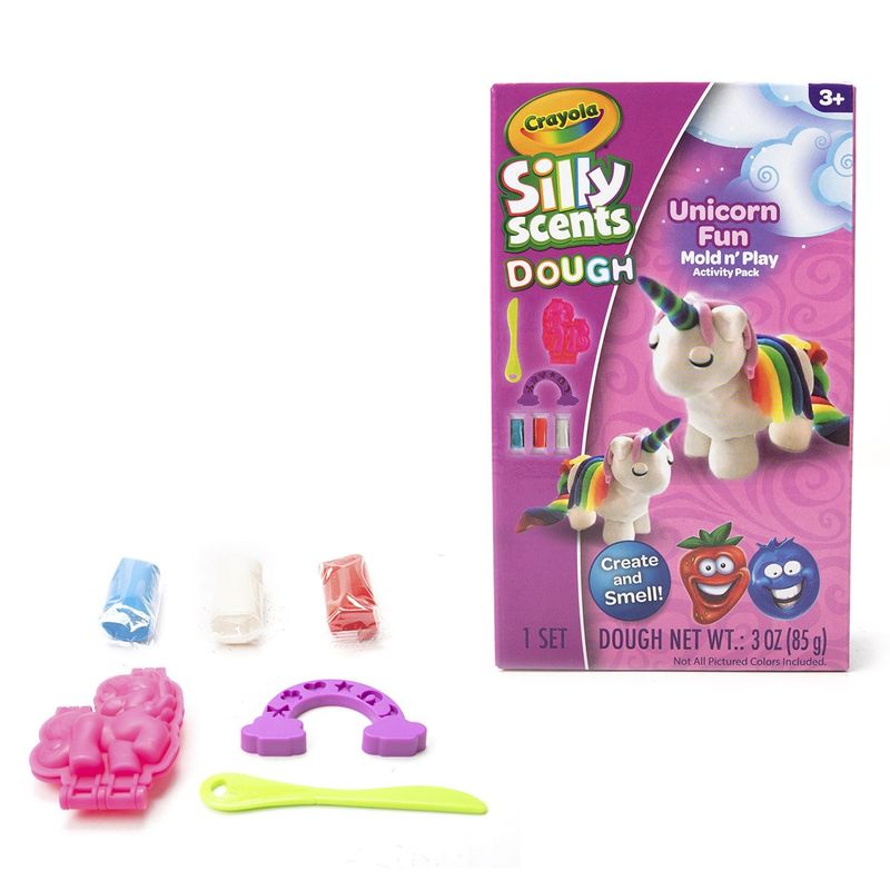 CRAYOLA - MASA Y PLASTILINA KIT AROMATICO PEQUEÑO DE UNICORNIO CRAYOLA