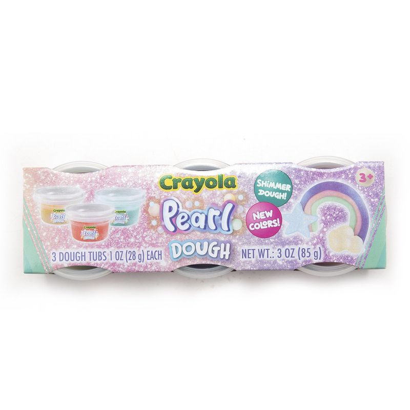 CRAYOLA - MASA Y PLASTILINA PERLADA CRAYOLA AROMAS DE 3UNID. DE 1 OZ C/U