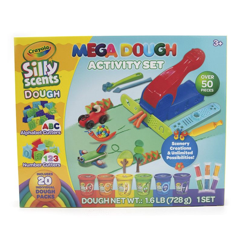 CRAYOLA - KIT DE ACTIVIDADES CON MASA Y PLASTILINA MEGA CRAYOLA