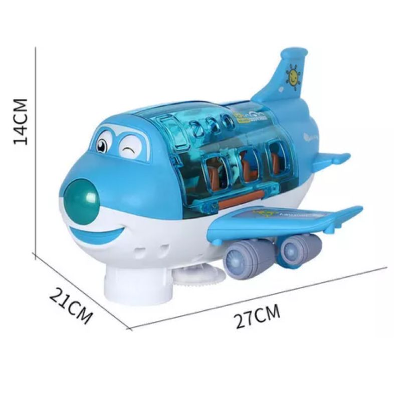 GENERICO - MINI AVION DE JUGUETE PARA NIÑOS CON MUÑEQUITOS Ref 8811-16