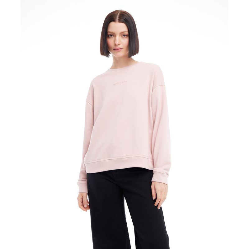 SEVEN SEVEN - Buzo Para Mujer Cuello Redondo Color Rosa Marca Seven Seven #28060413