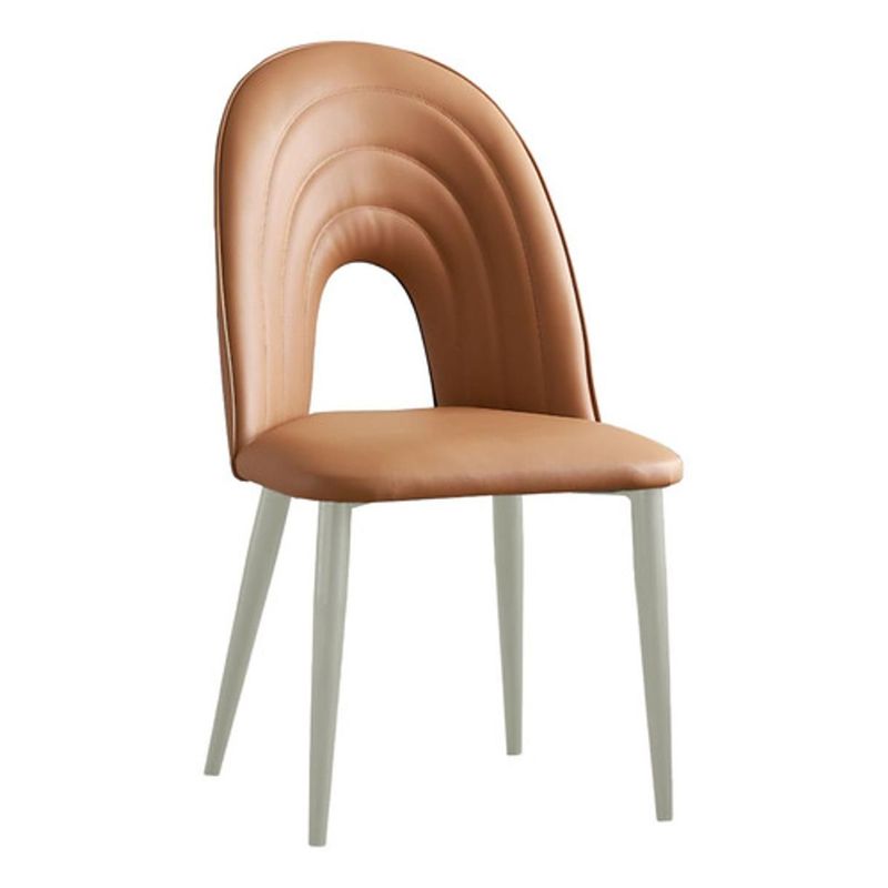 DIMATEX LEON - Silla Decorativa Mueble Sala Comedor Dormitorio Refaurora Cafe