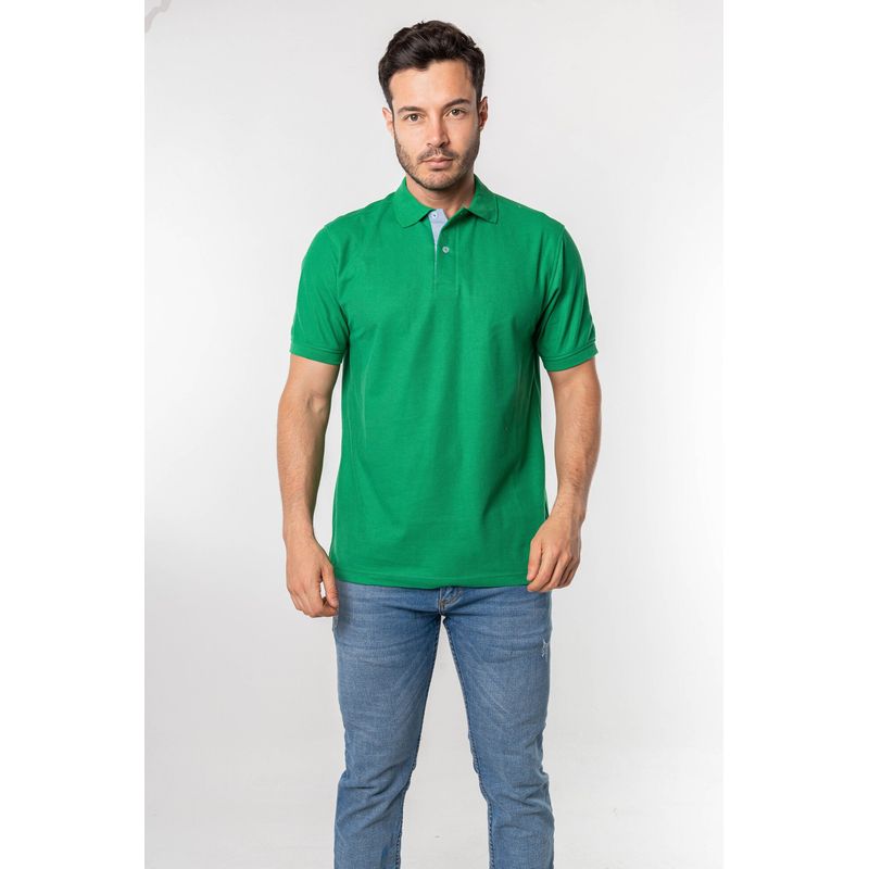 KP K'PO KING - Camiseta tipo polo para hombre verde Kapo
