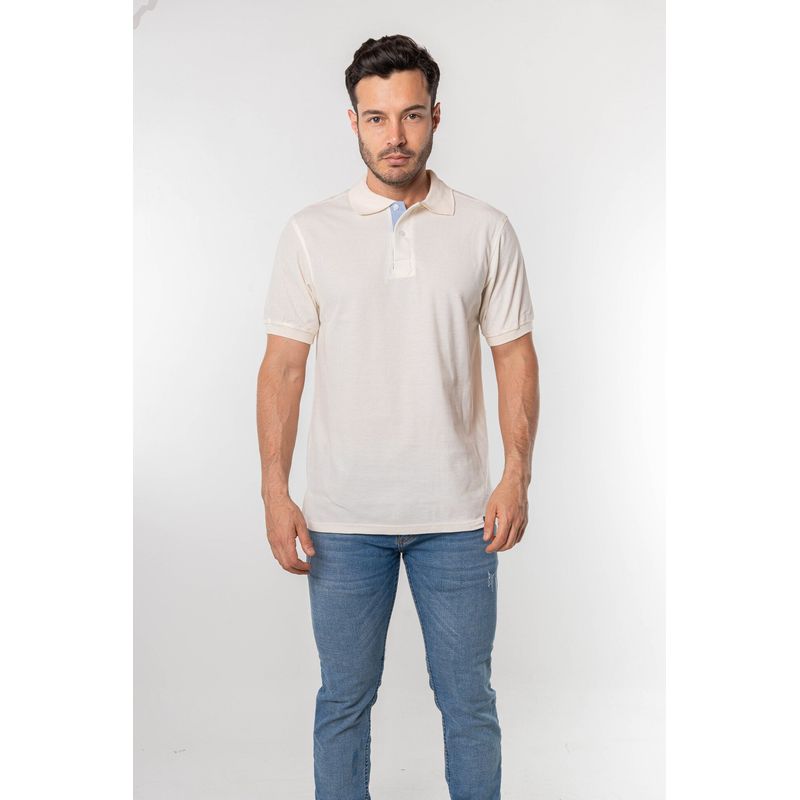 KP K'PO KING - Camiseta tipo polo para hombre marfil Kapo