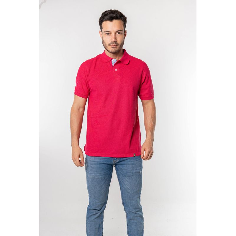 KP K'PO KING - Camiseta tipo polo para hombre fucsia Kapo