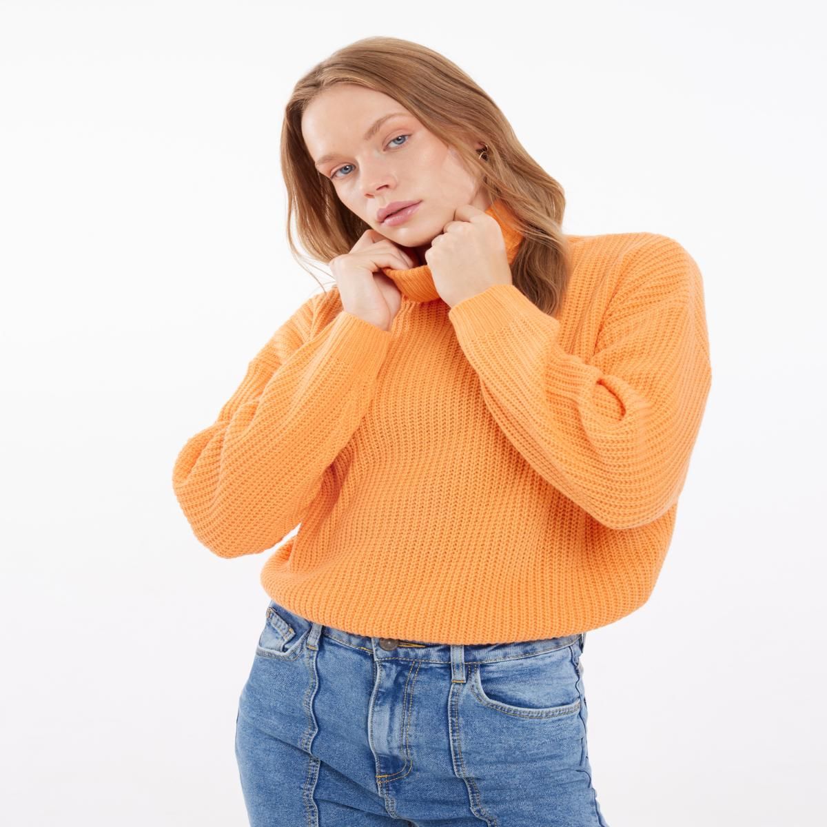 SEVEN SEVEN - Saco De Mujer  Color Naranja Marca Seven Seven #28330625