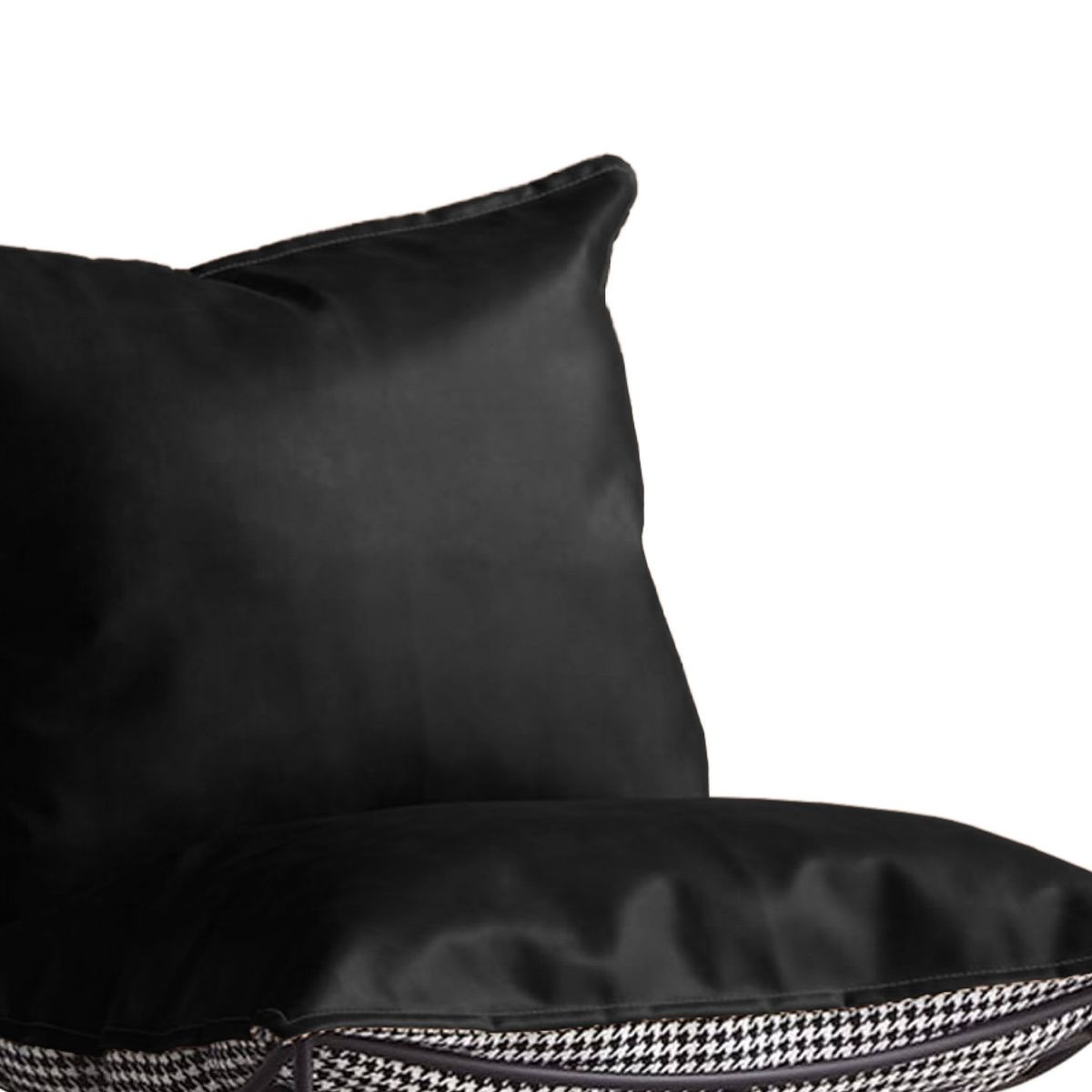 DIMATEX LEON - Silla Sillón Perezoso Decorativa Mueble Sala Sofá Refcaliope Negra