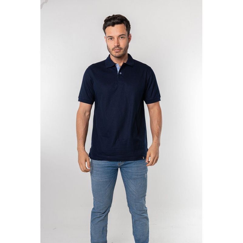 KP K'PO KING - Camiseta tipo polo para hombre azul oscura Kapo