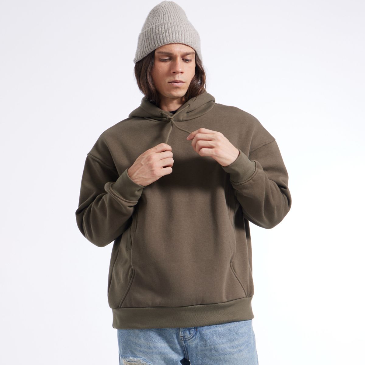 SEVEN SEVEN - Buzo Para Hombre Hoodie Color Verde  Marca Seven Seven #45060585