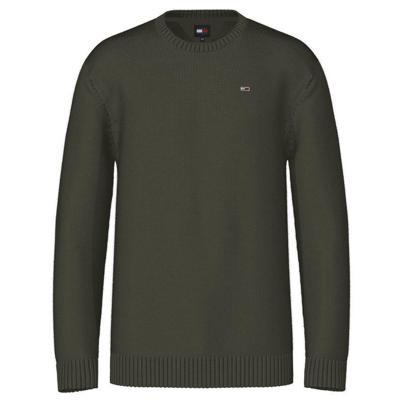 TOMMY HILFIGER - Saco verde essential de corte slim Tommy Jeans