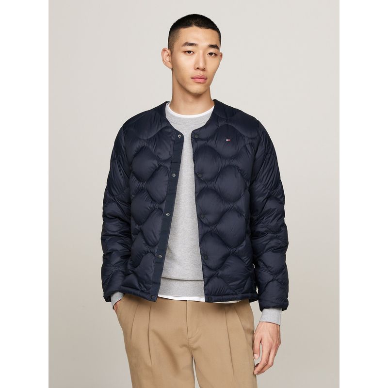 TOMMY HILFIGER - Chaqueta azul de plumón acolchada ligera Tommy Hilfiger