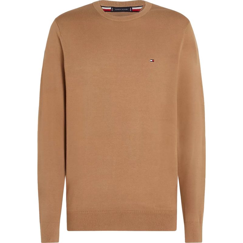 TOMMY HILFIGER - Saco Café Essential Con Logo Para Hombre Tommy Hilfiger