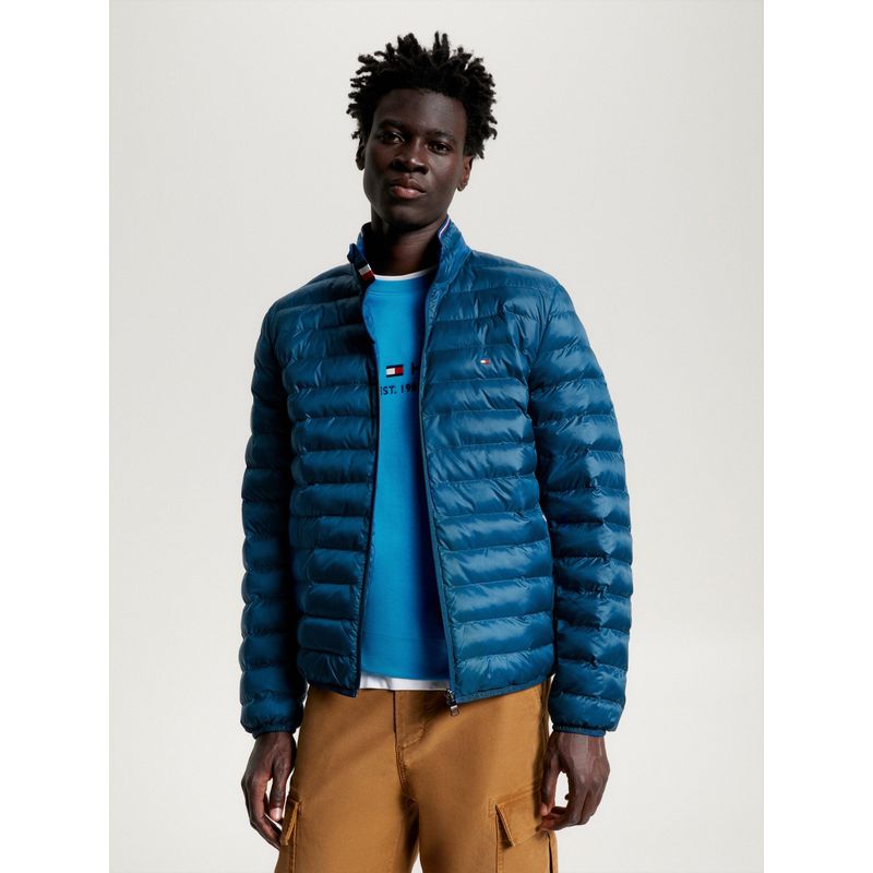 TOMMY HILFIGER - Chaqueta azul acolchada plegable termal Tommy Hilfiger
