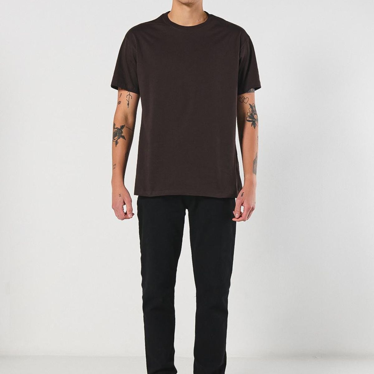 KOAJ - KOAJ Camiseta unicolor manga corta en algodón Hombre