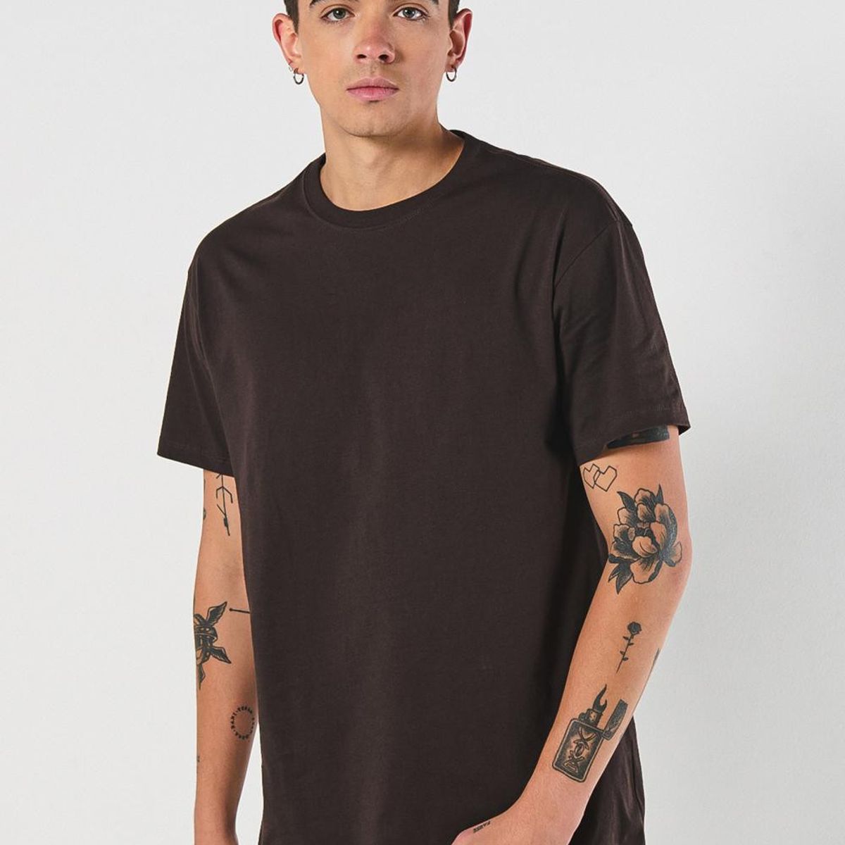 KOAJ - KOAJ Camiseta unicolor manga corta en algodón Hombre