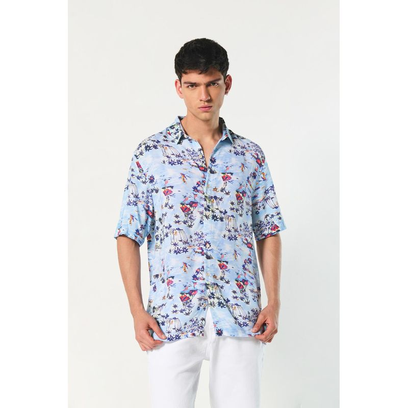 KOAJ - KOAJ Camisa manga corta unicolor para hombre, elaborada en tel HOMBRE
