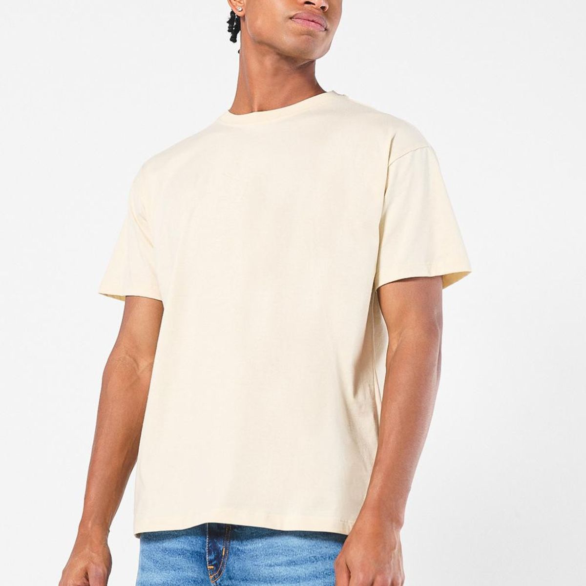 KOAJ - KOAJ Camiseta unicolor manga corta en algodón Hombre