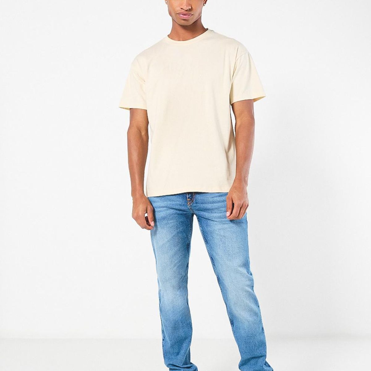 KOAJ - KOAJ Camiseta unicolor manga corta en algodón Hombre