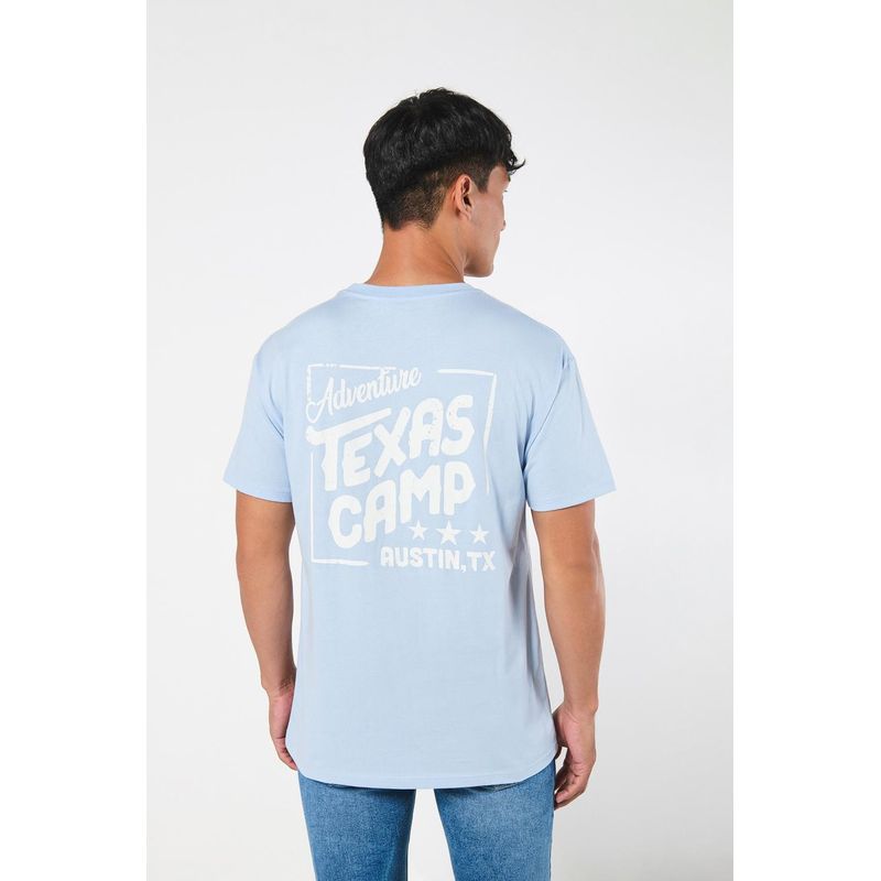 KOAJ - KOAJ Camiseta unicolor manga corta con estampados vaqueros HOMBRE
