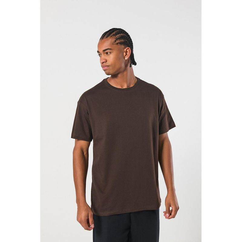 KOAJ - KOAJ Camiseta en algodón unicolor cuello redondo HOMBRE